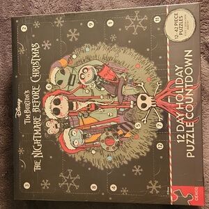 Disney Tim Burton's The Nightmare Before Christmas 12 Day Holiday Puzzle